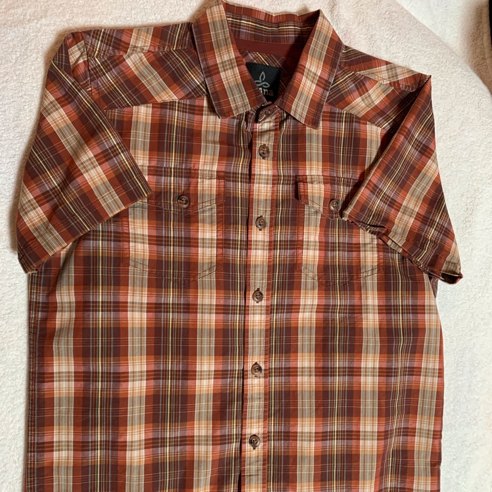 Prana Short Sleeve Button Up
